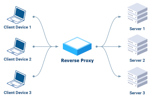 schéma d'un proxy inverse
