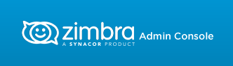 Console d'administration Zimbra